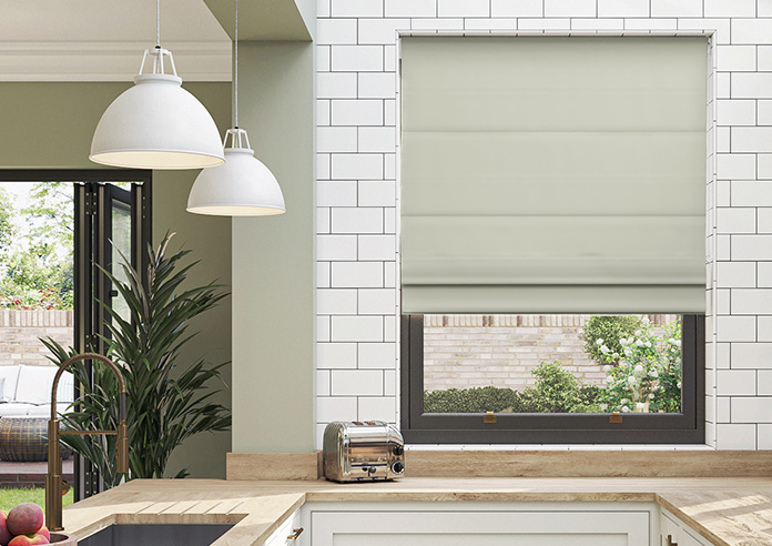 Ascot, Cloud - Motorised Roman Blind - Image 3
